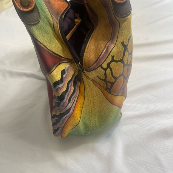 Anuschka Multicolor Sunflower Shoulder Bag - Picture 8 of 16